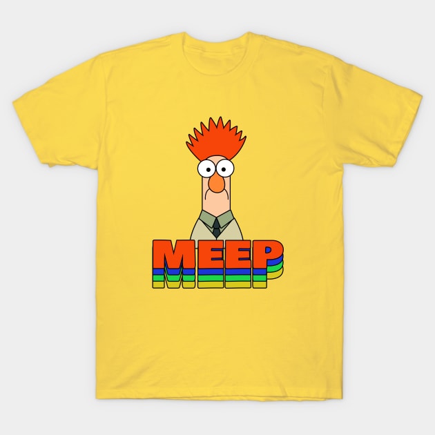 Beaker Meep T-Shirt by liora natalia